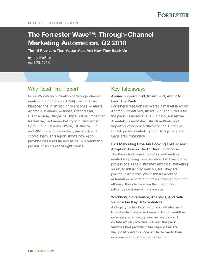 Forrester Wave: TCMA 2018 2 Through Channel Marketing Automation Forrester-wave 2018