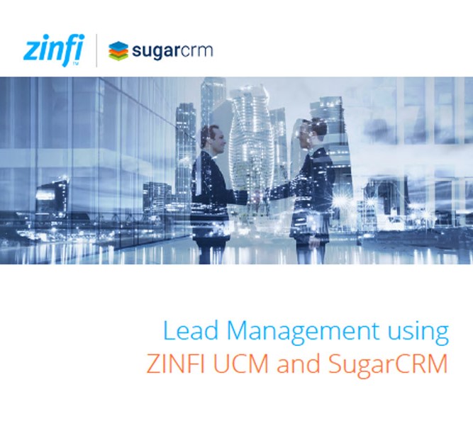 Lead Management Using ZINFI UCM and SugarCRM