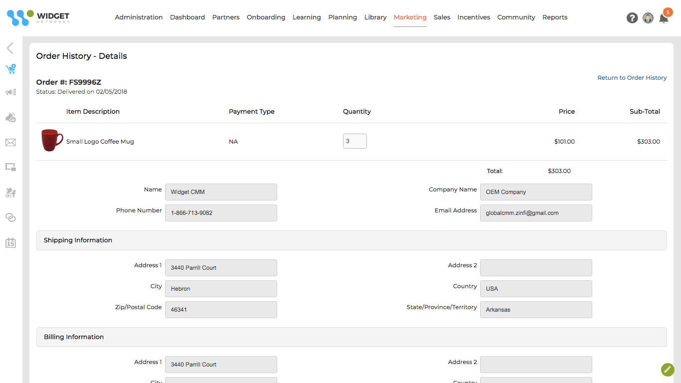 Order Management
