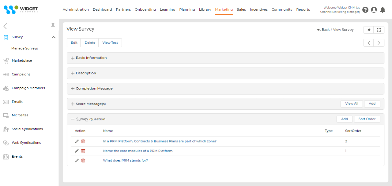 Survey Management Automating Surveys