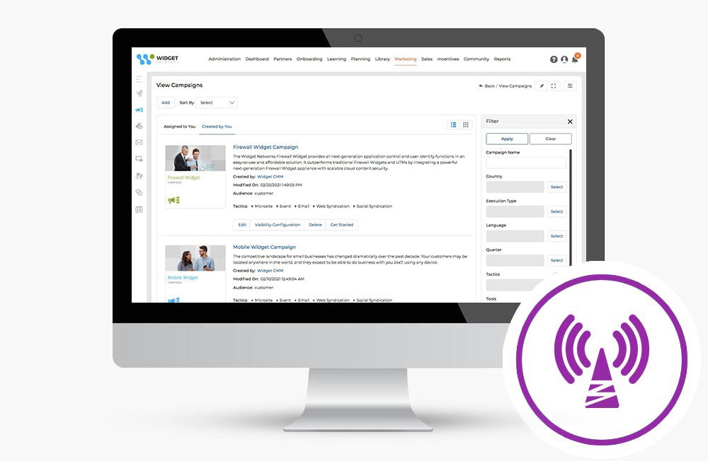 Unified Channel Management - Partner Relationship Management - Channel Marketing Automation 3 Expand Communicate