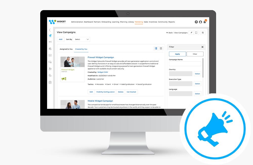 Unified Channel Management - Partner Relationship Management - Channel Marketing Automation 9 Partner Relationship Management Partner Marketing Management