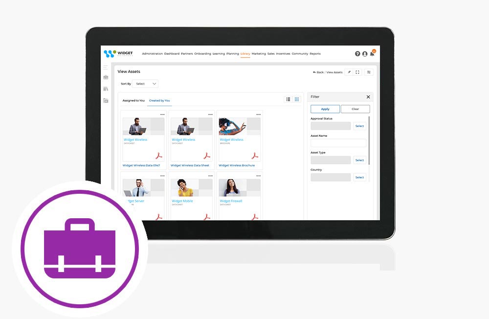 Unified Channel Management - Partner Relationship Management - Channel Marketing Automation 7 Partner Relationship Management Co-brandle assets managements