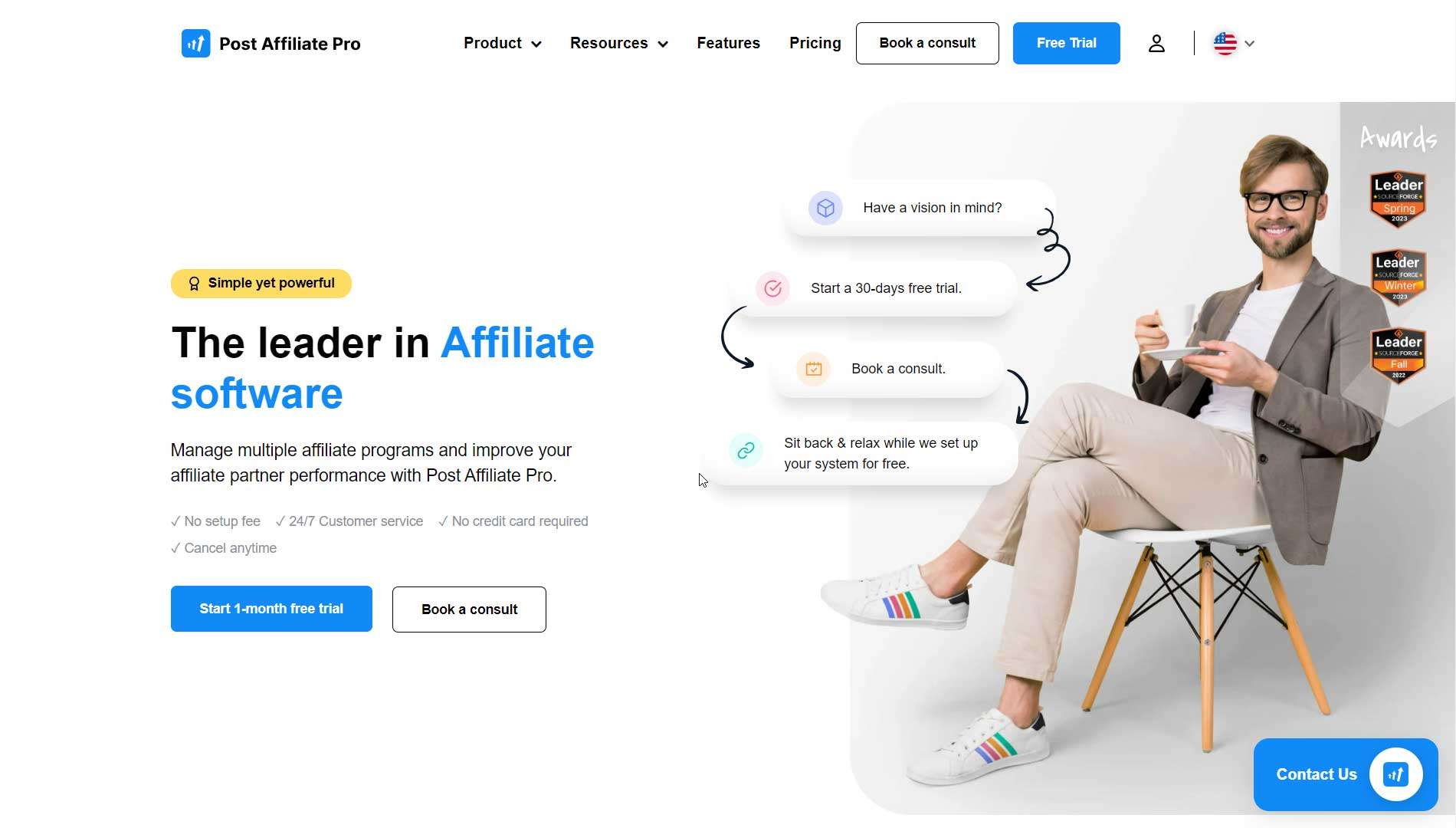 Post Affiliate Pro website