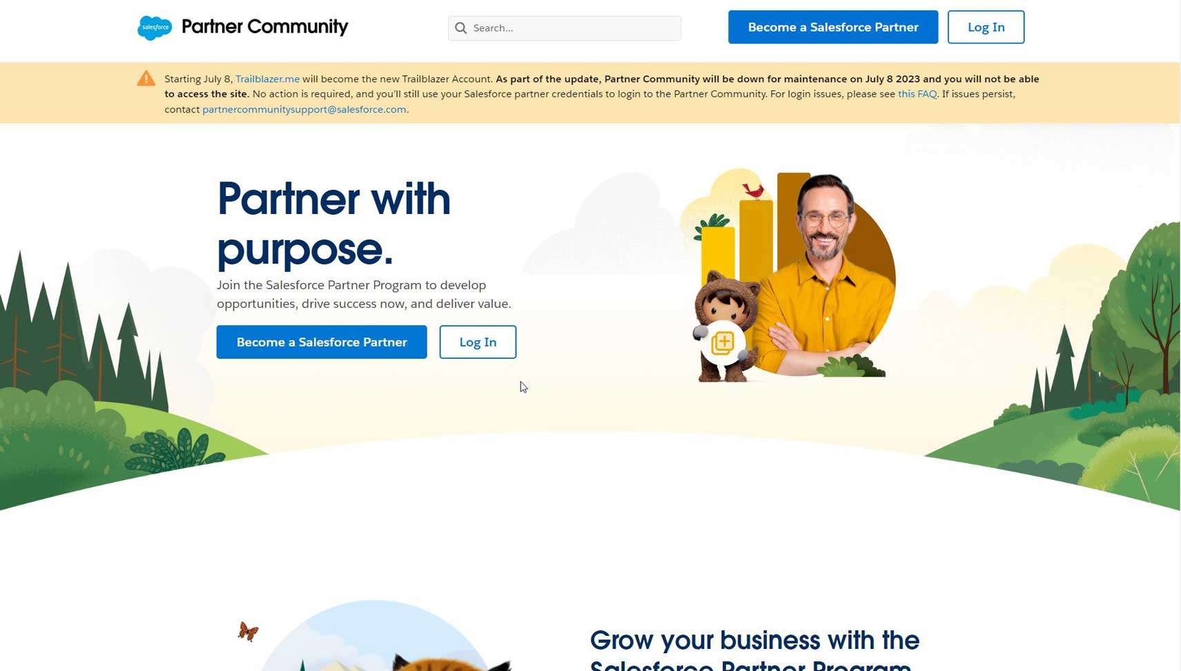 Salesforce Partner Community website