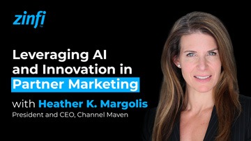 Next-Gen PartnerOps Video Podcast featuring Heather K. Margolis. Leveraging AI and Innovation in Partner Marketing