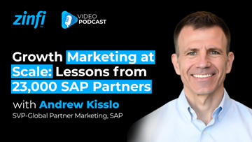 Next-Gen PartnerOps Video Podcast featuring Andrew Kisslo . – Partner Marketing at Scale with SAP