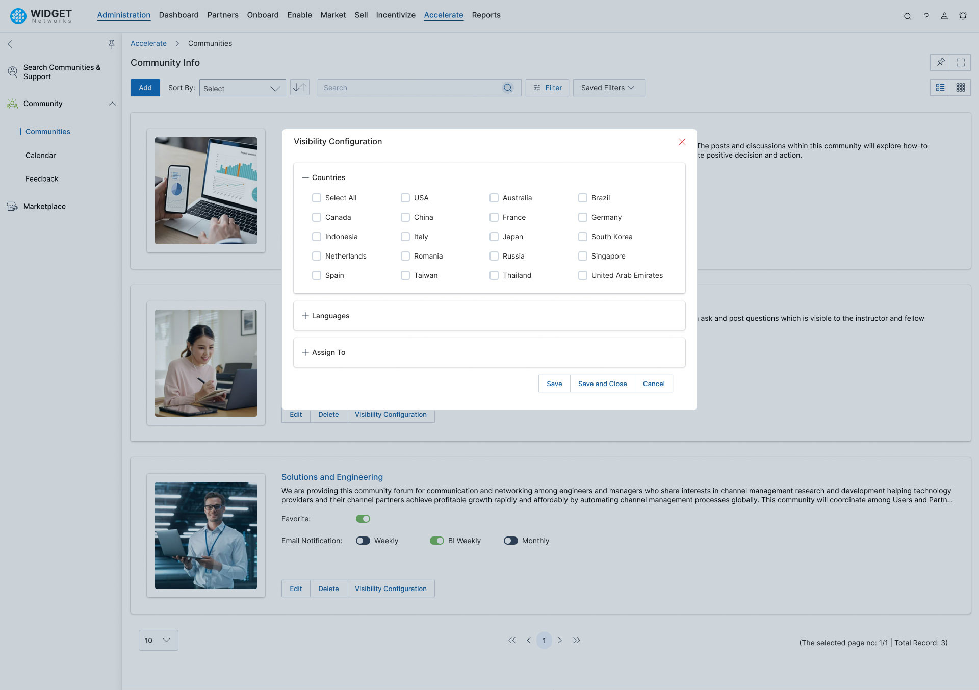 Community User Comments and Collaboration