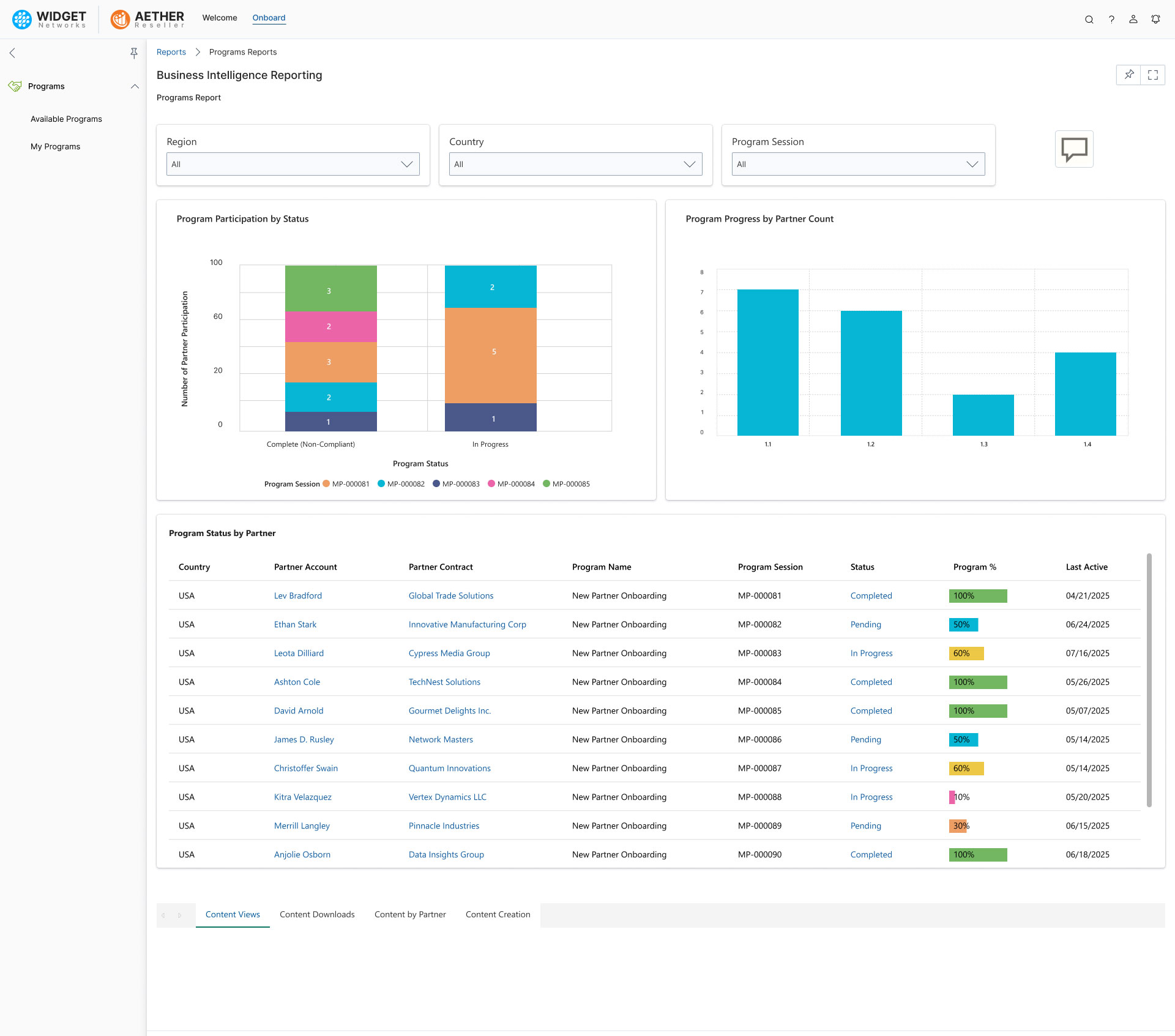 Seamless Partner Setup & Tracking