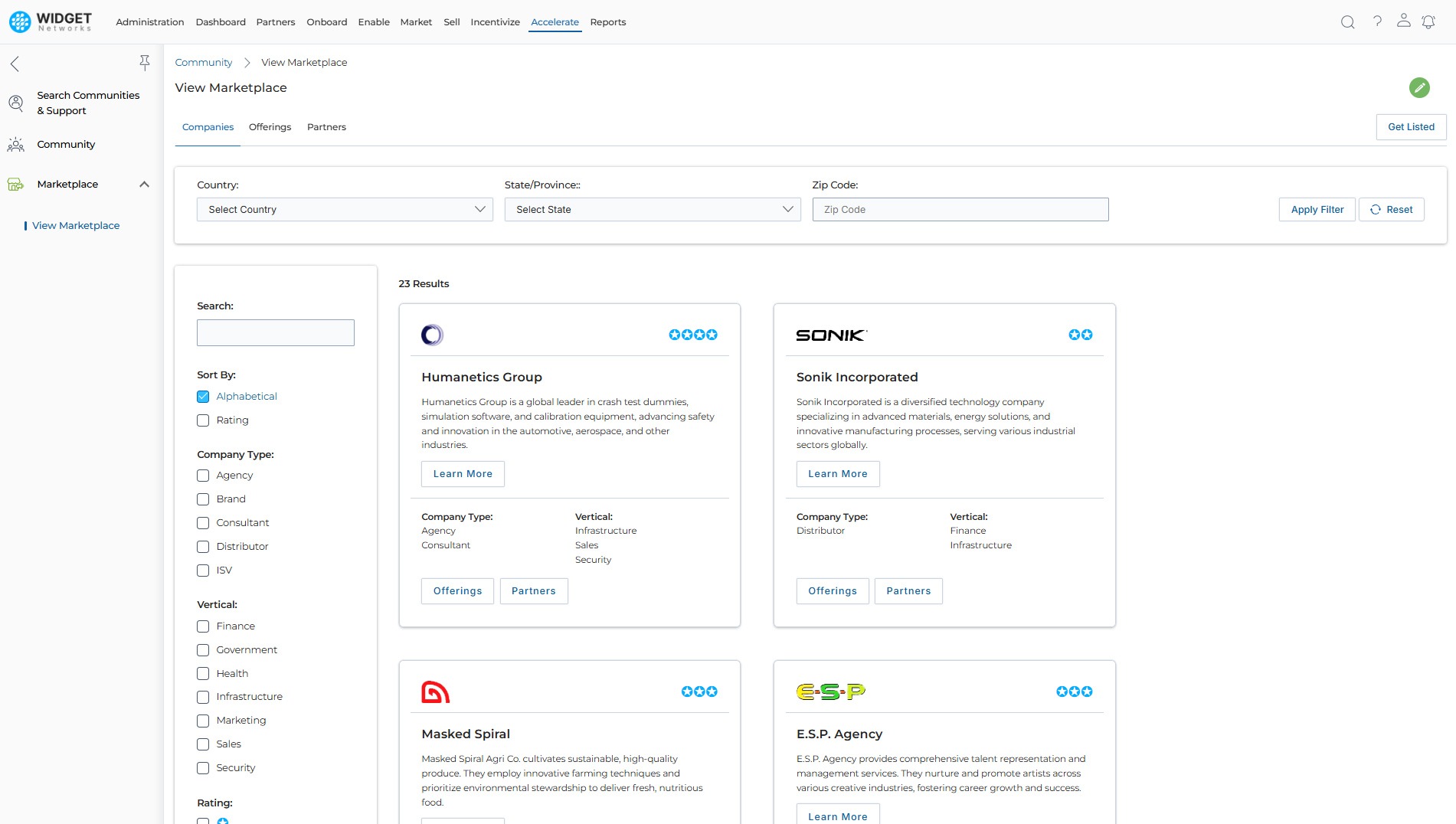 Marketplace Management Partner-to-Partner and Partner-to-End User Sales