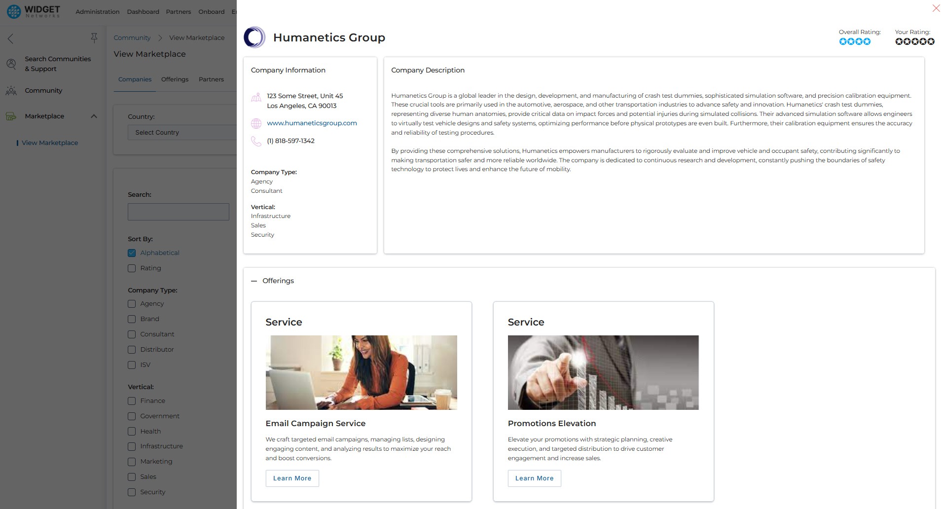 Marketplace Management Customizable Storefront and Partner Portal