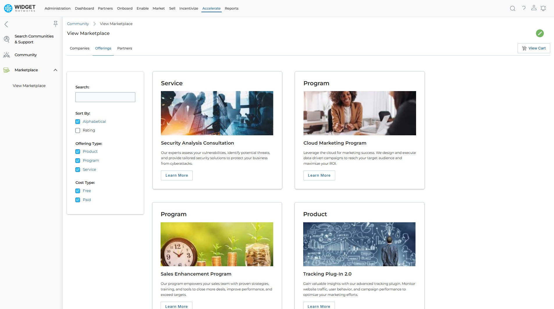 Marketplace Management Centralized Product and Service Management