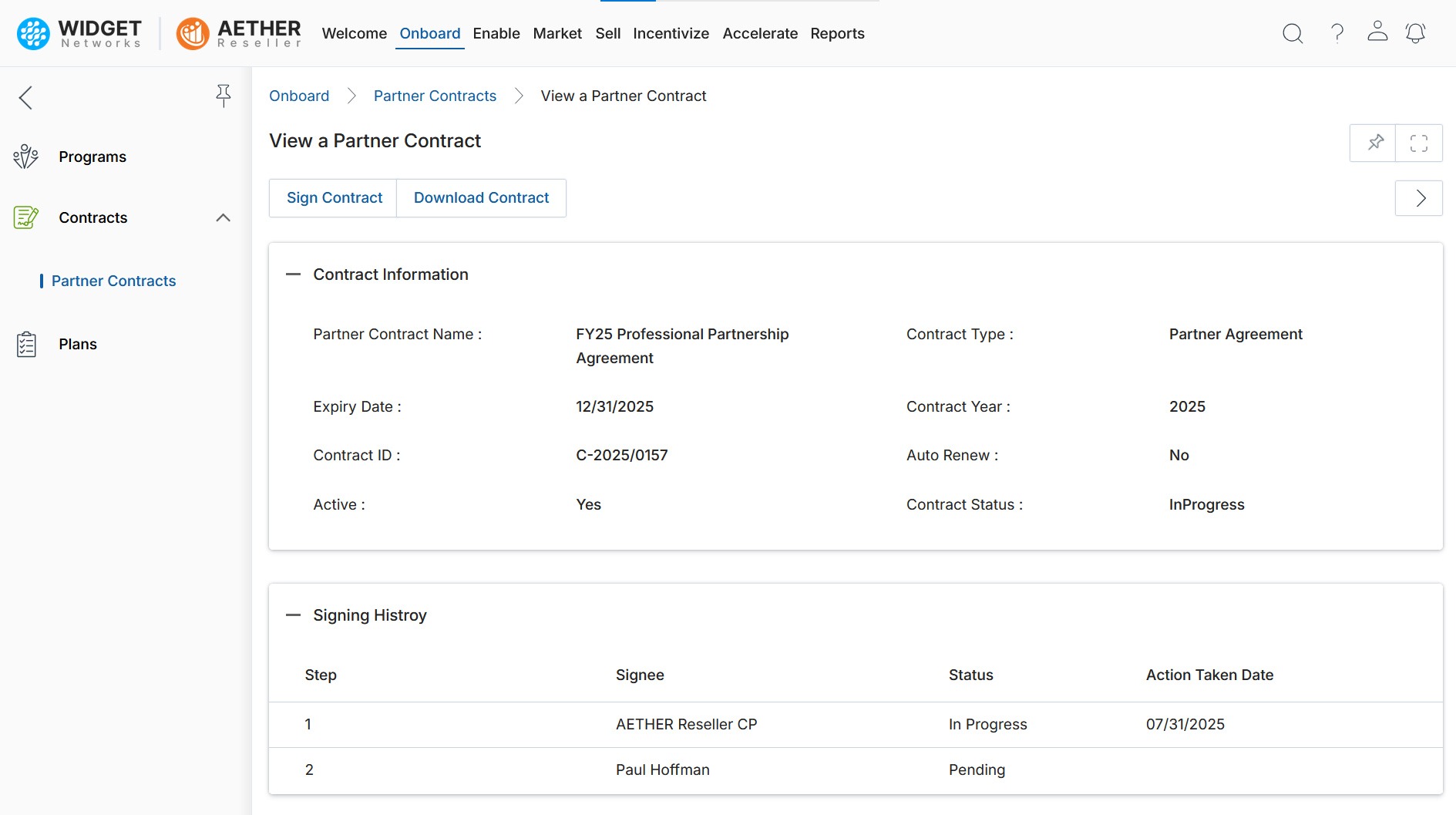 Partner Contracts Management Flexible E-Signature & DocuSign Support