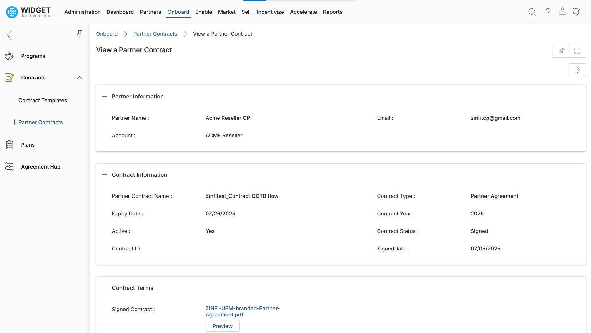 Partner Contracts Management Streamlined Multi-Party Signing