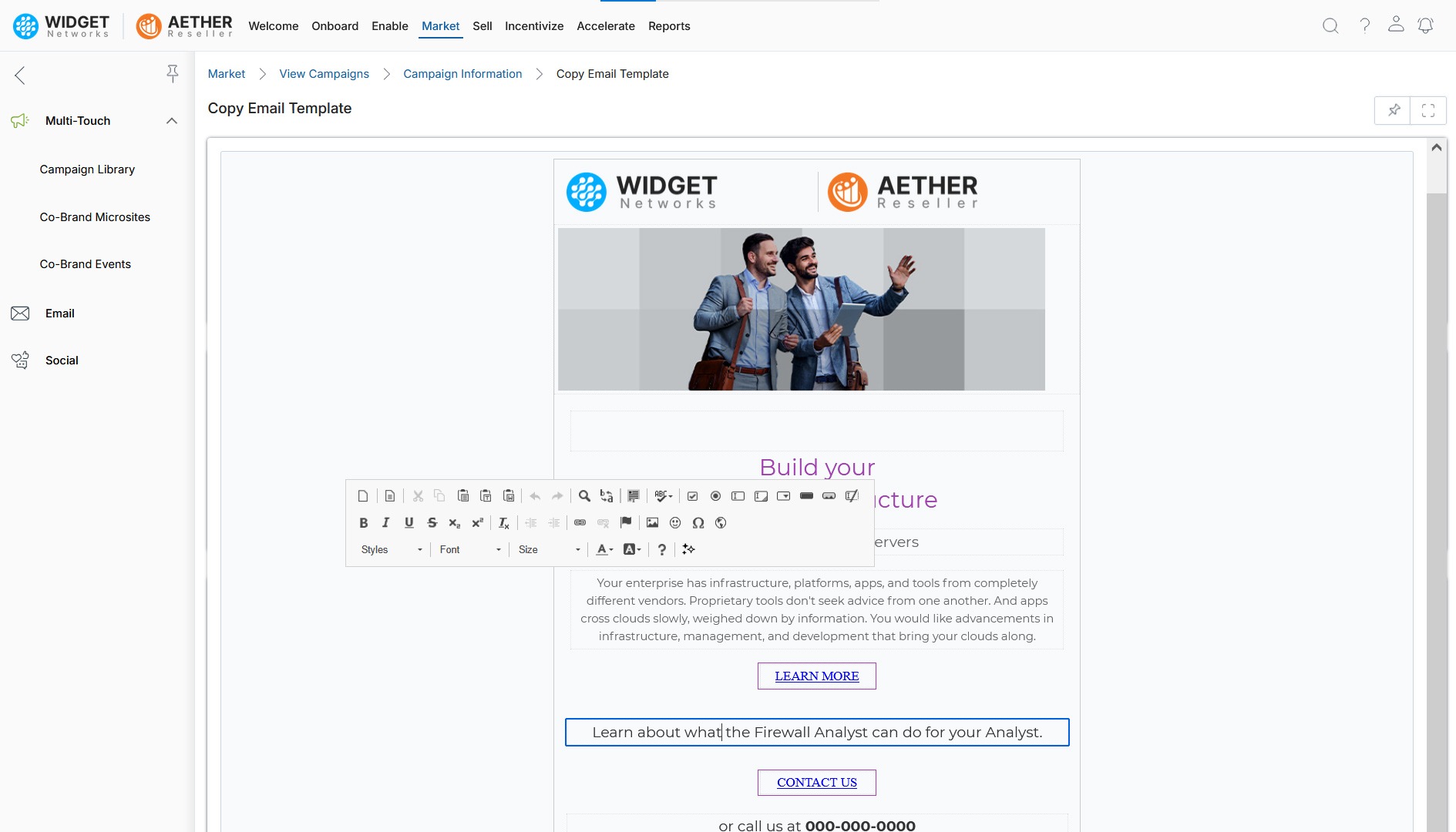 Multi-Touch Campaign Management Empower Partners with Co-Branding
