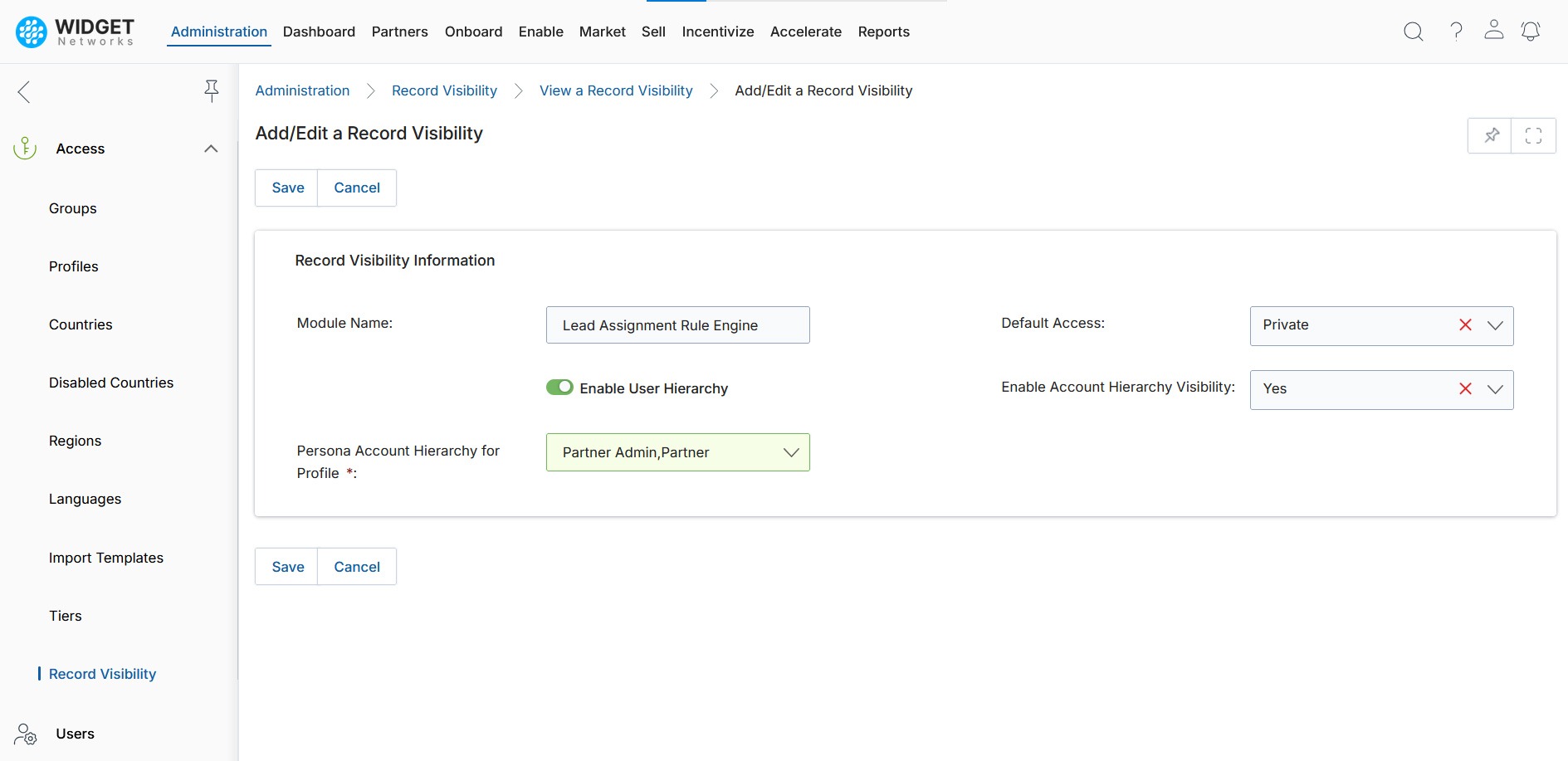 Identity and Access Management Granular Record Visibility