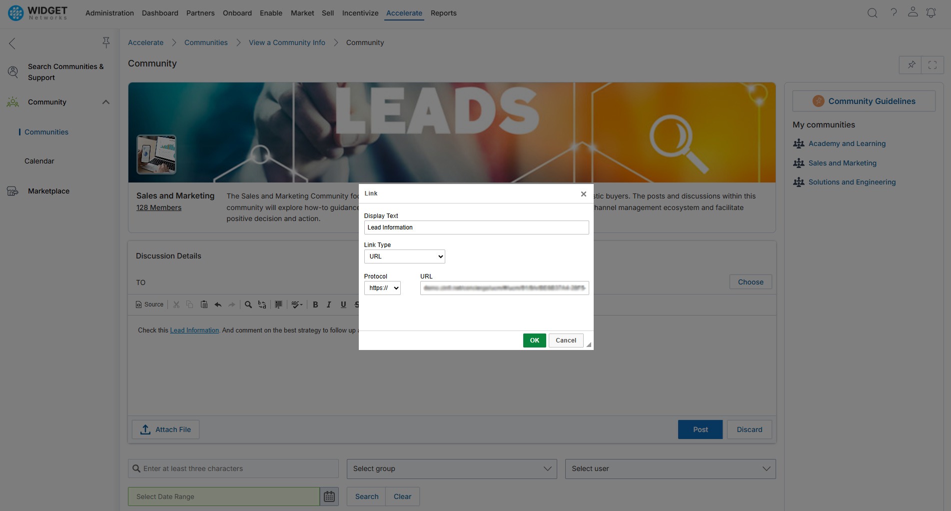 Community & Discussions Management Seamless Integration with Key Modules