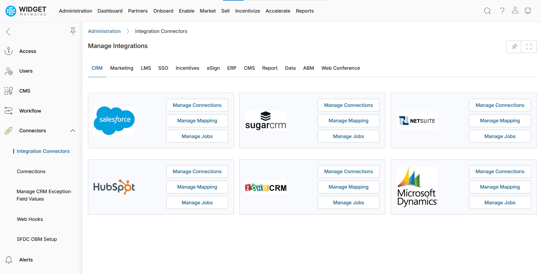 Connectors Management Centralized Connector Library