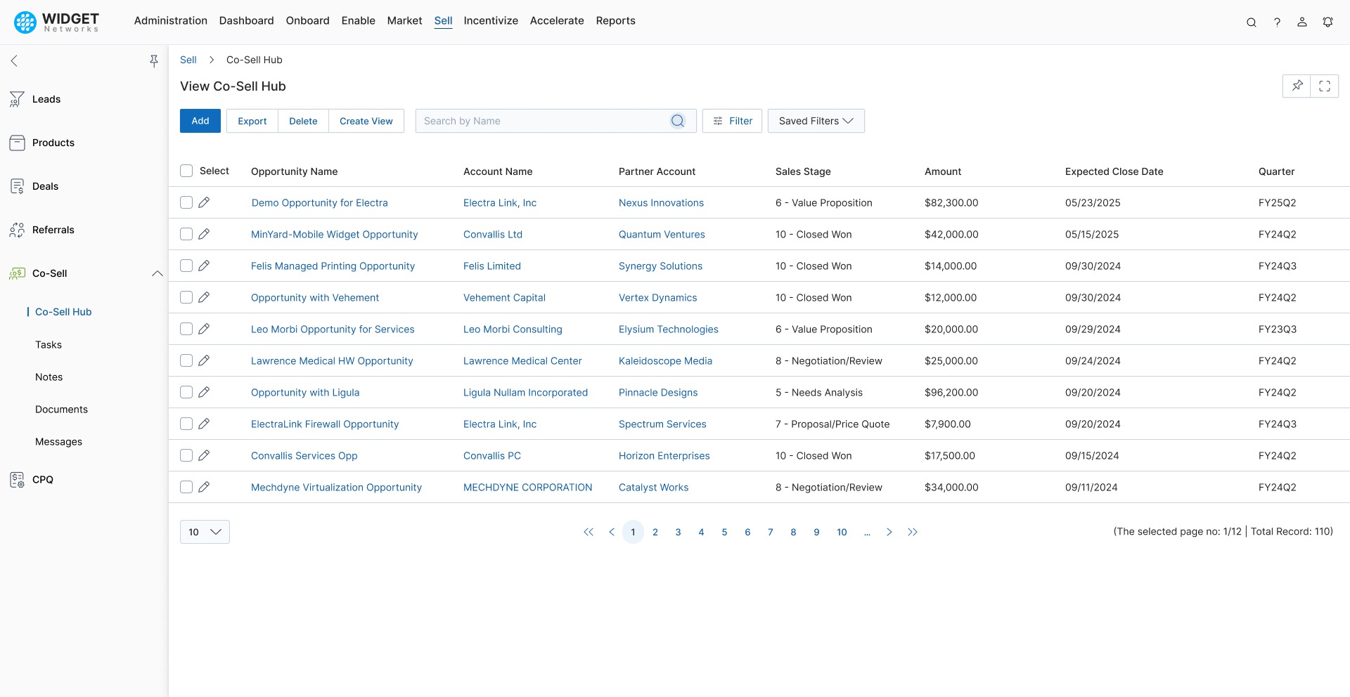 Co-Selling Management Joint Opportunity Management