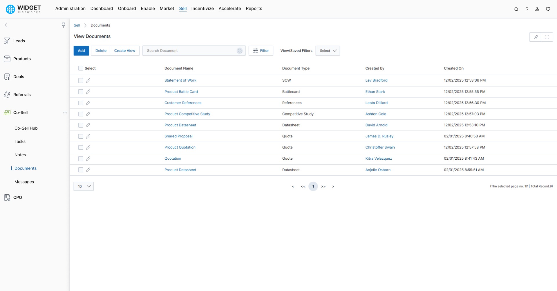 Stage-Based Sales Progression