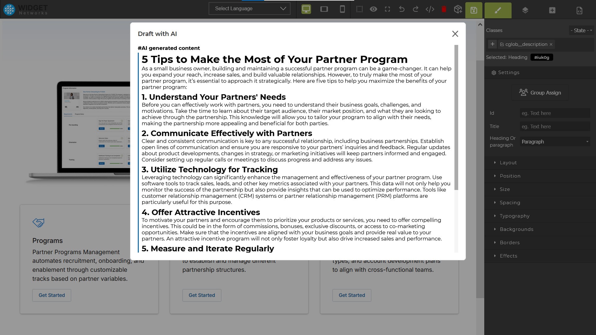 AI-Powered Content Generation