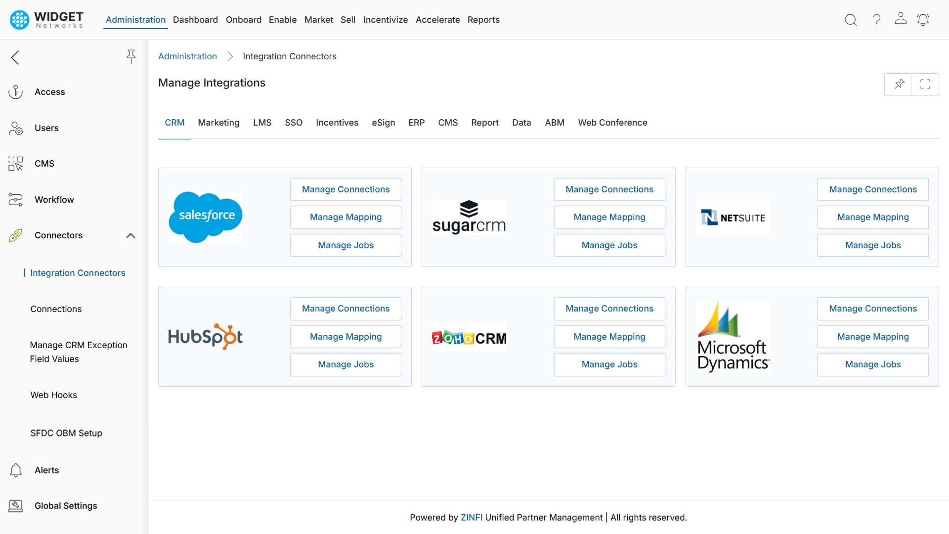 Connectors Management Centralized Connector Library