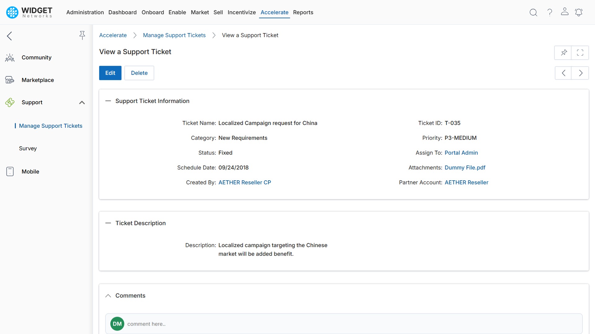 Partner Support Customer Insights