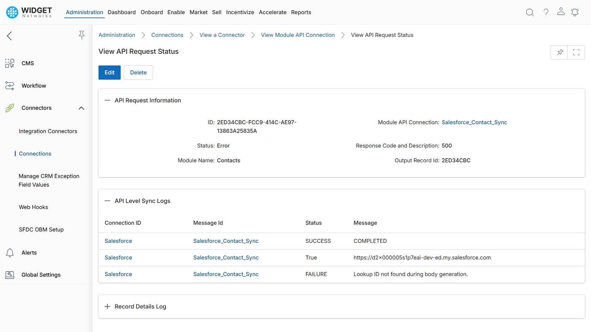 End-to-End Sync Visibility
