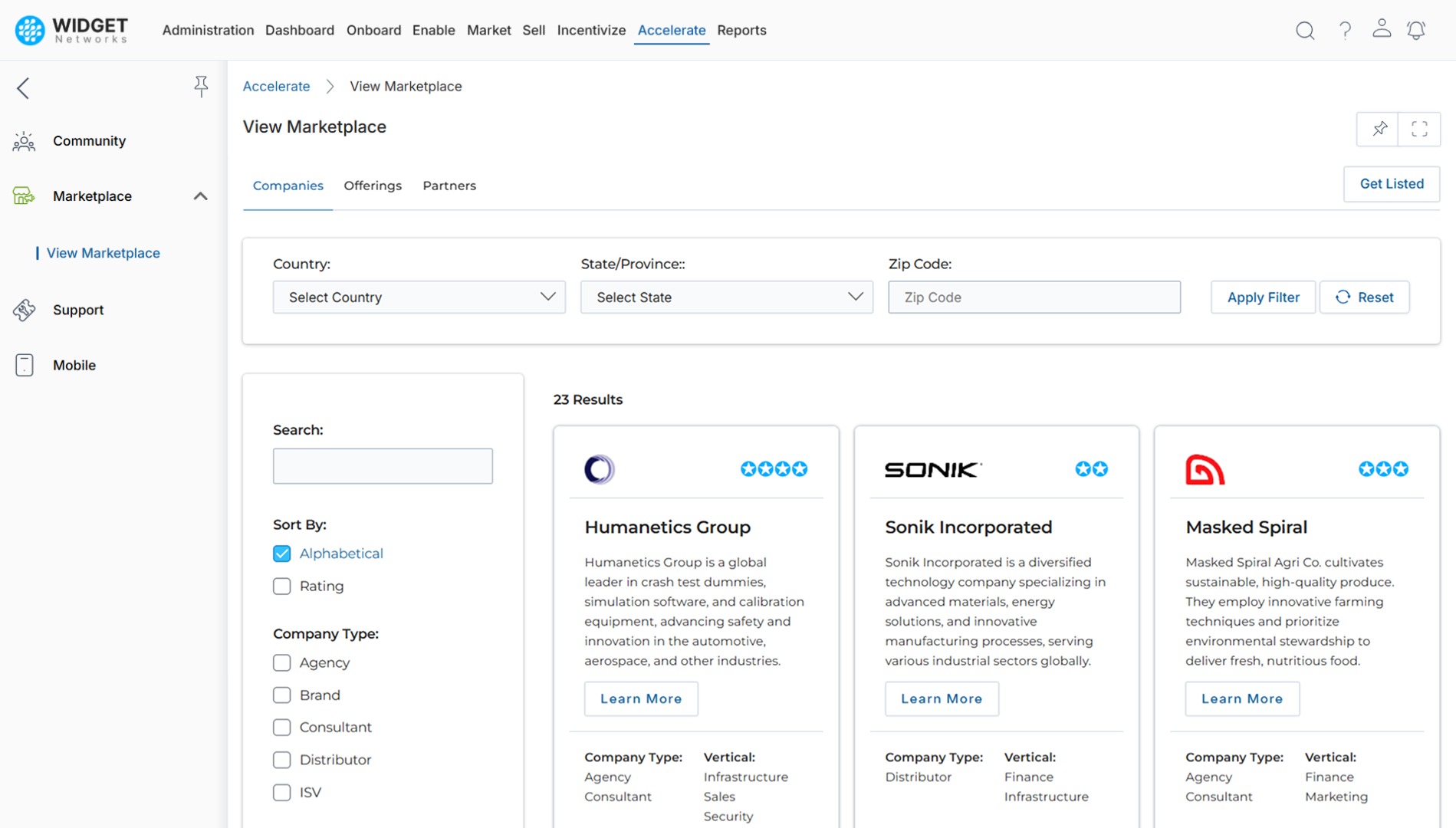 Marketplace Management Partner-to-Partner and Partner-to-End User Sales