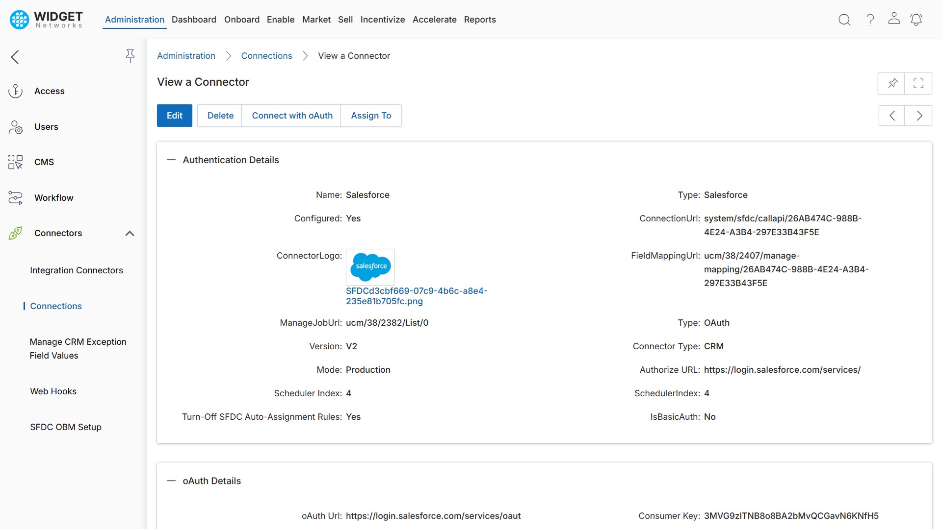 Connectors Management Secure, Guided Connections