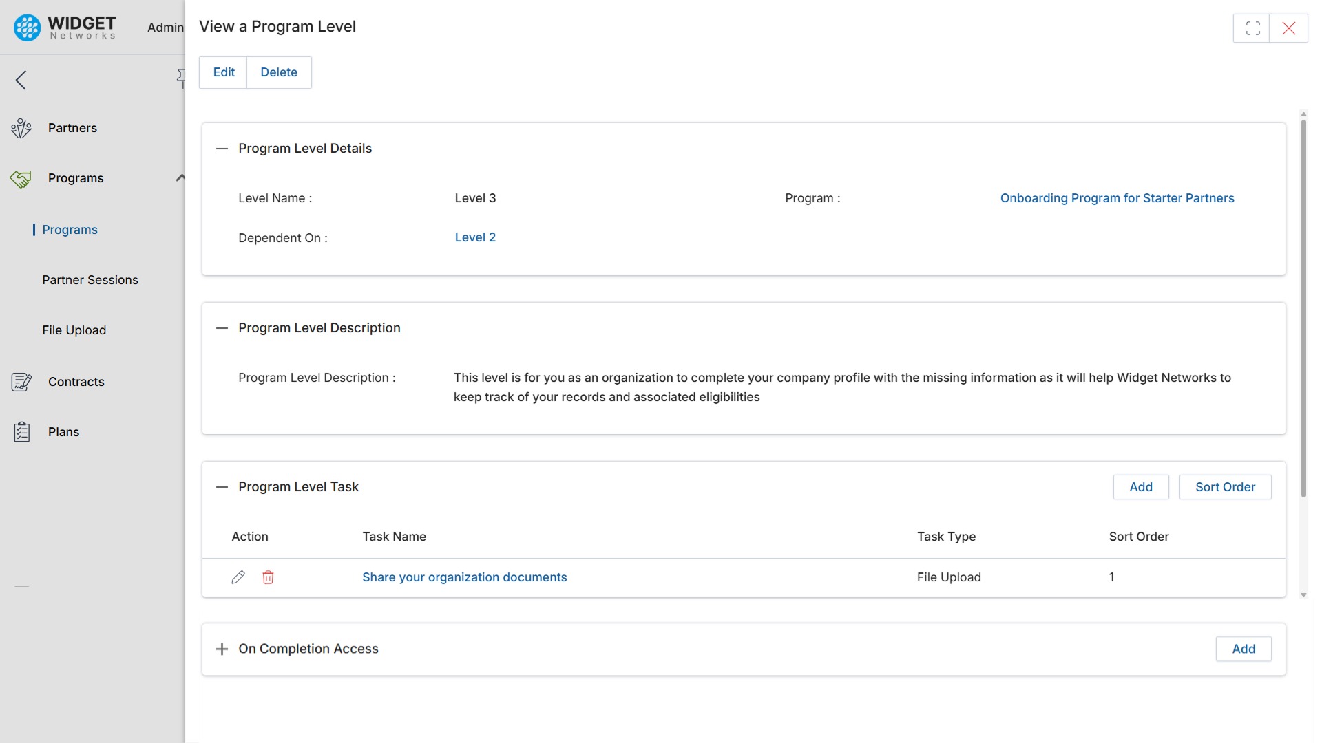 Set Dependencies for Programs