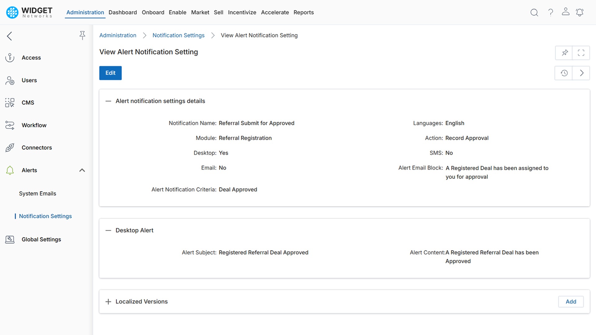 Alerts & Notification Management Versatile Alert Types