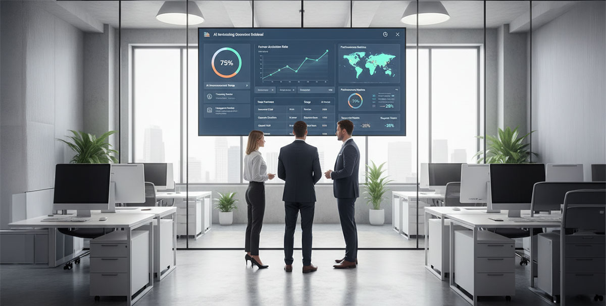 AI-driven partner onboarding dashboard within a PRM system.