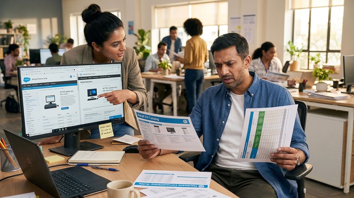 Channel partner account manager experiencing the ecosystem matching gap while searching multiple portals for the right unified partner management solution.